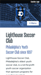 Mobile Screenshot of lighthousesoccerclub.org